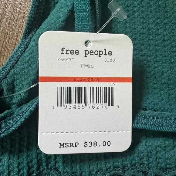 Free People Stevie Lace Trim Bralette in Jewel - Picture 5 of 5